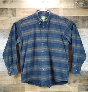 Cabelas Mens XL Reg Thick Heavy Flannel Stripe Shirt Lumberjack Outdoor L/S EUC | eBay
