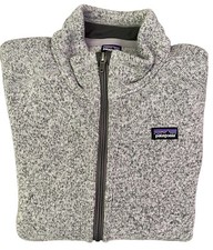 Patagonia Boys Better Sweater Gray Full Zip Fleece Youth XL 14