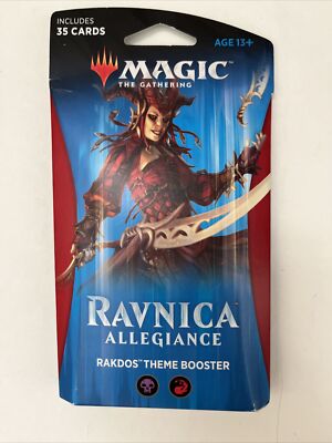WOTC MTG Theme Packs Ravnica Allegiance Theme 35 Card Booster Pack Rakdos New | eBay WOTC MTG Theme Packs Ravnica Allegiance Theme 35 Card Booster Pack Rakdos New | eBay