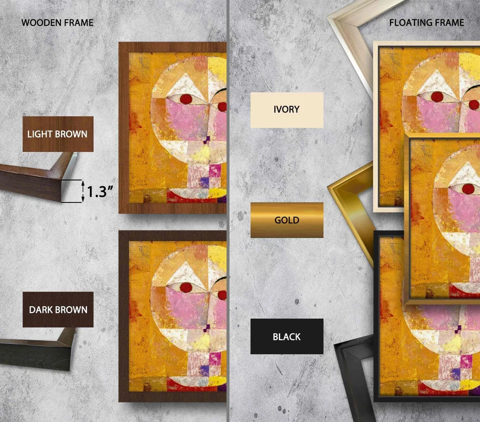 Senecio by Paul Klee fine art reproduction canvas or poster print expressionism - Image 3 of 4