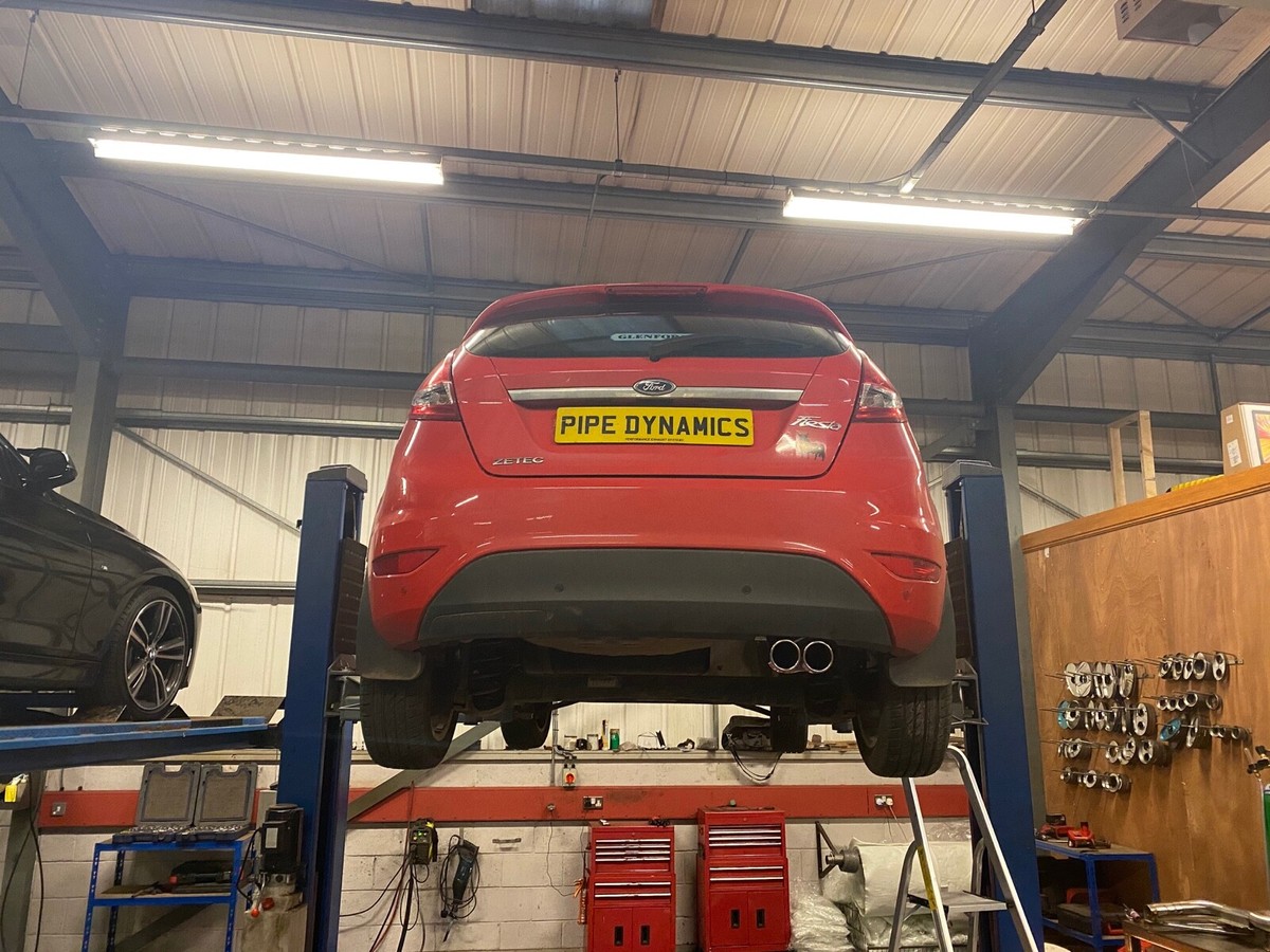 PIPE DYNAMICS Fiesta 1.25 Back Box Muffler Delete Performance