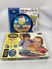 VTG Sound A Round Talking Puzzle - Whitman 1968 Master Unit 2 Puzzles EUC IOB