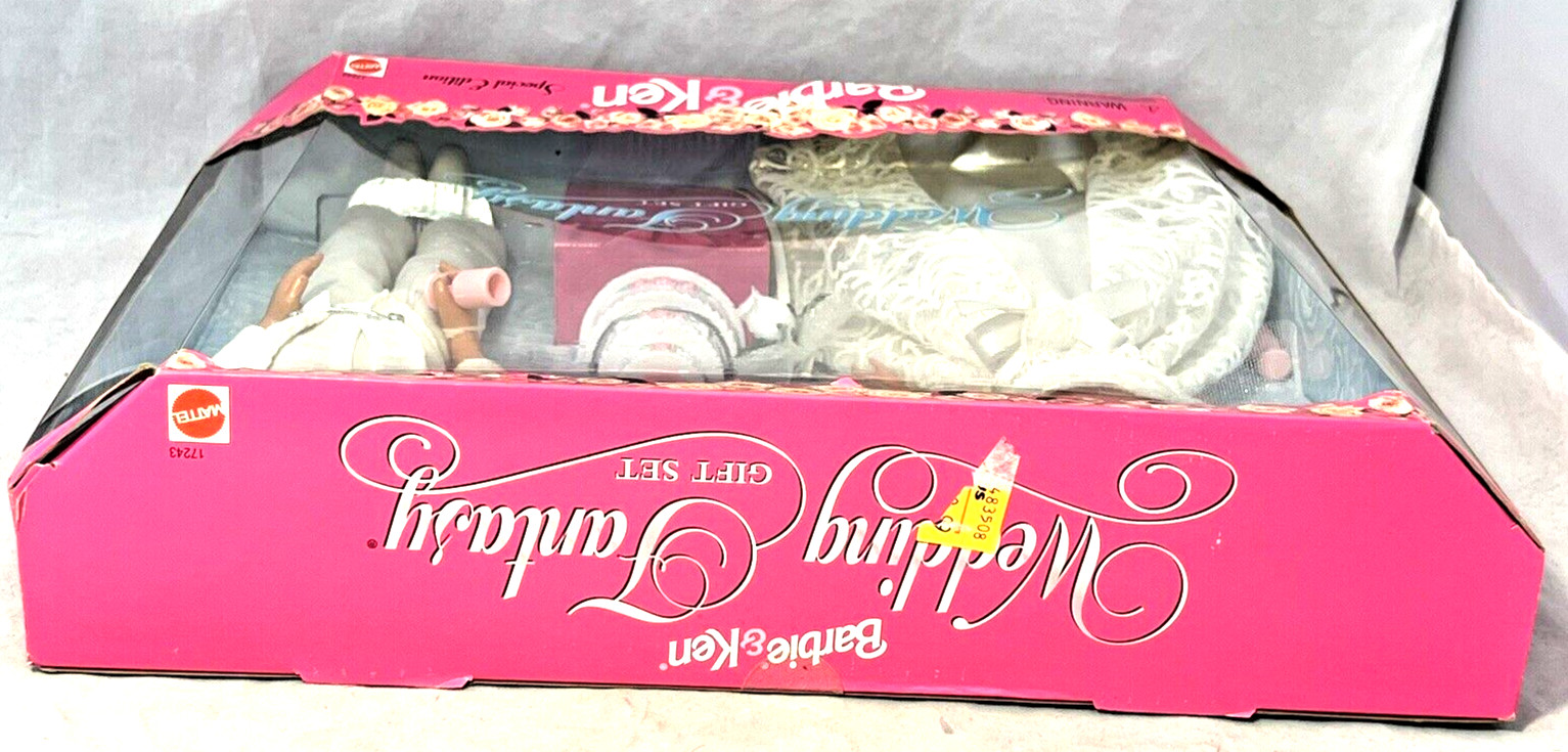 Barbie and Ken Wedding Fantasy Gift Set Dolls Special Ed 1996 Mattel 17243