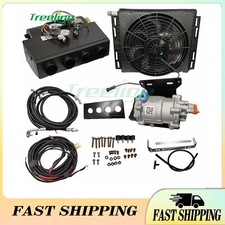 Dc 12v Electric Cooling Only Set Air Conditioner Underdash Auto Car Ac Kit