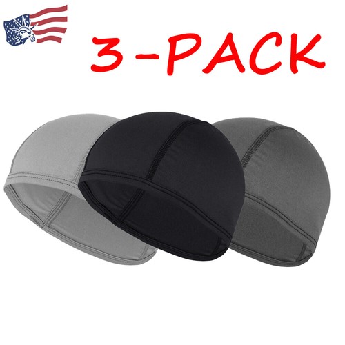 3PCS Cooling Sweat Bald Dome Skull Cap 