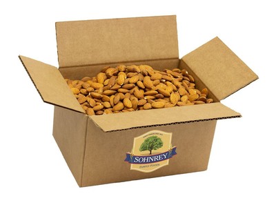 50 lbs Natural Raw Almonds Steam Pasteurized Bulk Box for Nut Milk, Baking...