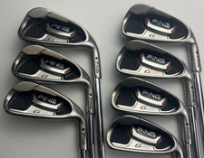 Ping G20 Black Dot Irons 4-PW - KBS Tour Extra Stiff - Very Good