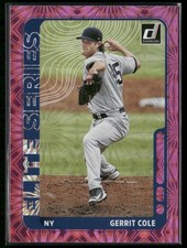 2021 Donruss #ES11 Gerrit Cole Elite Series Pink Fireworks