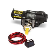Champion Power Equipment 3000-lb. Atvutv Winch Kit