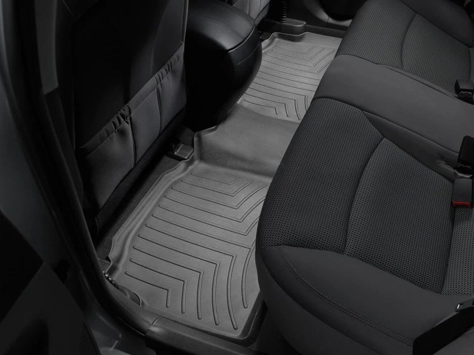 WeatherTech FloorLiner for 2011-2014 Hyundai Sonata - 2nd Row, Black - Image 2 of 4