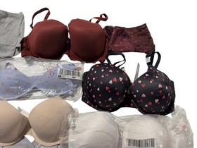Victoria Secret Pink Bra Panty Lot 35+ PCS Bombshell Push Up Mixed Sizes Bundle!