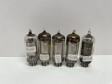 (5) Tested NOS Ratheon GE Tung-Sol 1R5 Vacuum Tube Lot Vintage Radio