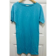 J.Jill T-Shirt Dress Casual Short Sleeve Knit Comfy Blue XS