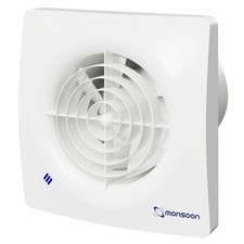 MONSOON  100MM 4" BATHROOM IPX5  EXTRACTOR FAN TIMER &  HUMIDISTAT MONS100HTA