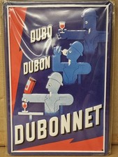 BLECHSCHILD  - METALLSCHILD  Dubonnet   20 x 30 cm