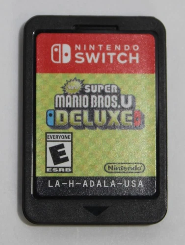New Super Mario Bros U Deluxe (Nintendo Switch) Video Game Cartridge