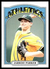Jarrod Parker 2013 Topps Archives #12 Athletics MLB READ FREE SHIP AutographDen