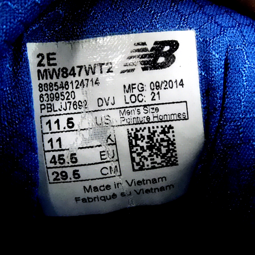 New Balance 847v2 Herren Abzorb Wanderschuhe MW847WT2 US 11,5EE UK 11,5 EU 45,5 - Bild 9 von 13