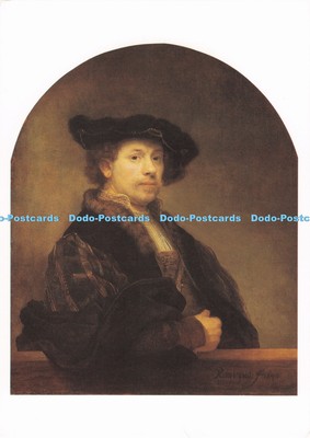 D283110 Selbstbildnis im Alter von 34 Jahren National Gallery Card Nr 1354 Rembrandt v