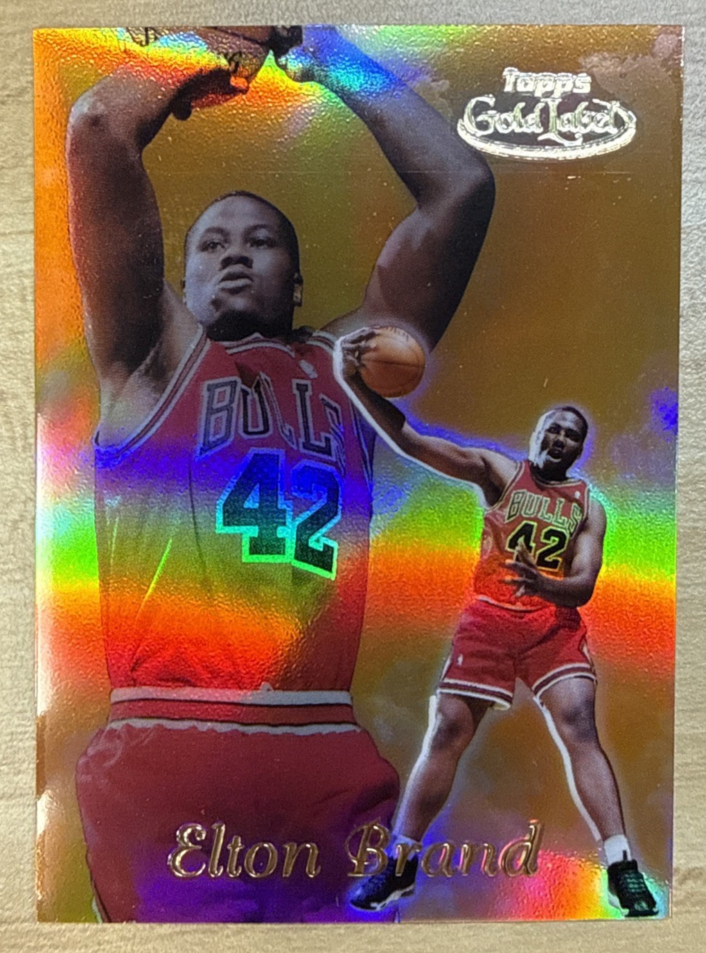 Elton Brand 1999-00 Topps Gold Label Class 3 Card #86