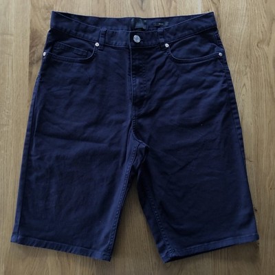 H&M - Bermuda im Jeans Style für Männer, dunkelblau, Gr.30 Slim Fit