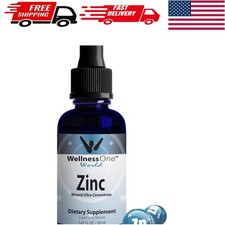 Ionic Zinc Drops for Kids  Adults - 1.67 fl oz - Support Immunity  Skin