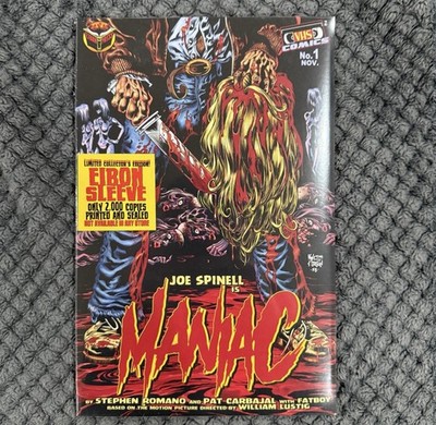 MANIAC (Joe Spinel) Limited Edition Comic Eibon Press/VHS Comics Signed/Sealed