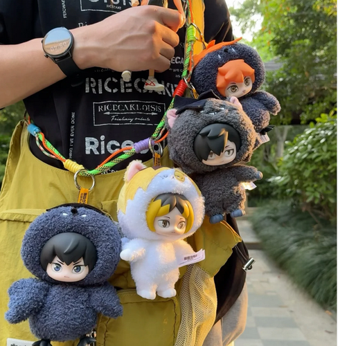 GONG X Haikyu! The Dumpster Battle Plush Keychains Authentic Toy- Hinata Shoyo！！ - Picture 10 of 13