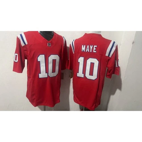 Men's/Youth Patriots #10 Drake Maye Limited Player All Printed Jersey