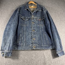 Vintage 1980’s 90’s Lee Denim Trucker Jacket Size 1XL T Made In USA
