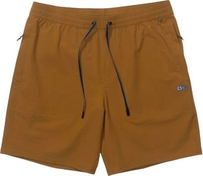 Salty Crew Crew Boatshort E-Waist Men's Swim Shorts, Bronze Brown, Large