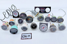 Vintage Auto Gauges Lot Oil Pressure Volt Amp Temp Vdo Jegs Sw Moon Gauges C32