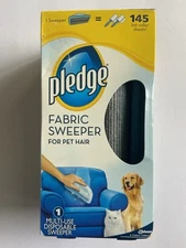Pledge Fabric Sweeper For Pet Hair Multi-Use Disposable Sweeper Discontinued NOS