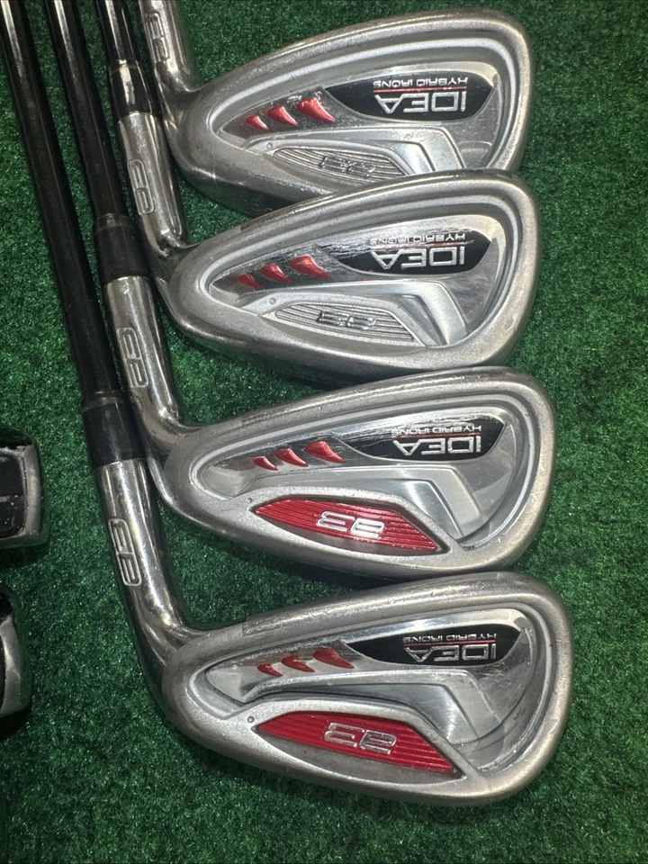 Adams Idea A3 Hybrid Iron Set 3-PW Graphite Regular Flex Shaft RH - No 8 Iron - Image 3 of 4