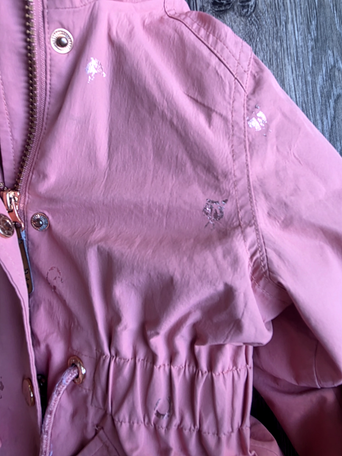 PONY Joules ROSA Imbottito Impermeabile Alix Cappotto Giacca Età 3 Bordo Pelliccia Staccabile