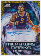 2023-24 Topps Cosmic Chrome Milky Way Marks Bradley Beal #MWM-BB Gold Auto #/50