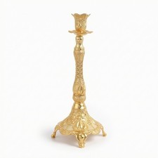 Tischkerzenhalter Barock Kerzenleuchter mit Standfu&szlig; Ornamental f&uuml;r Dekorateure