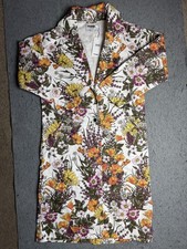 Wrangler Dress Juniors Small Multicolor Floral Shirt Dress Collared Cotton NEW