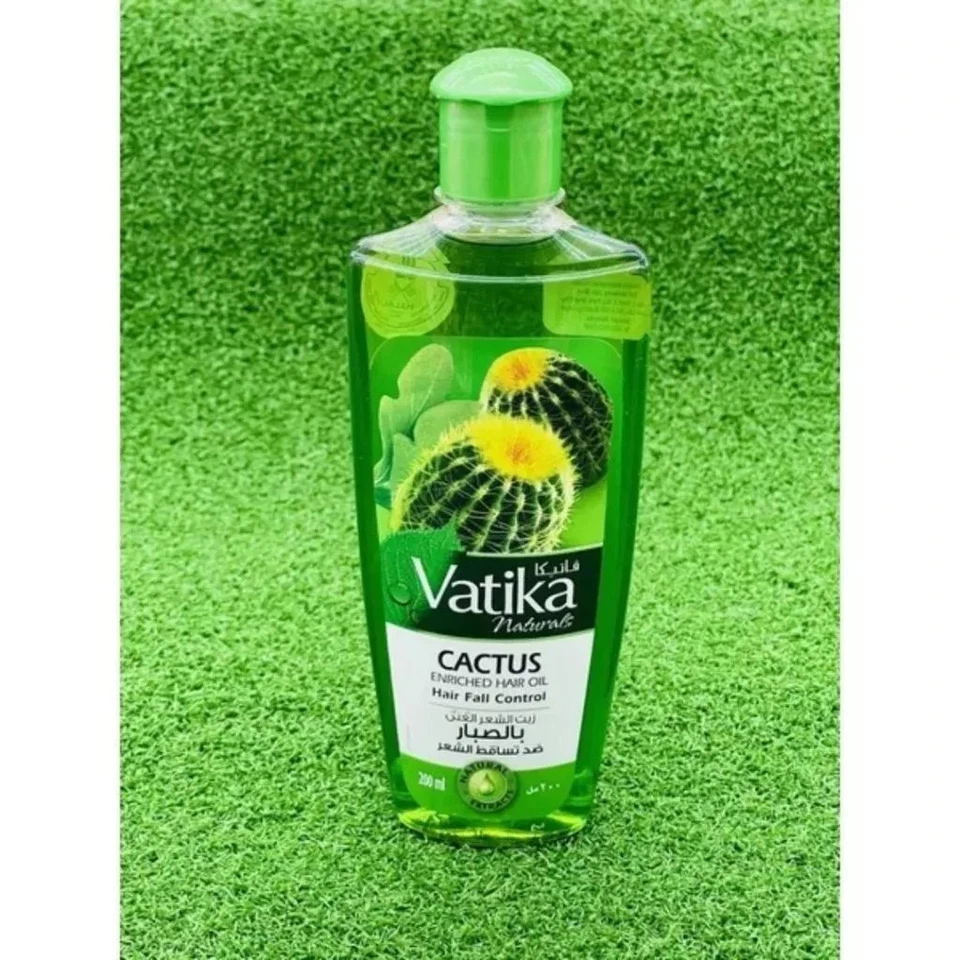 Aceite capilar enriquecido con cactus Vatika Naturals 200 ml | Control de caída del cabello | Nutrición Foto 4 de 4