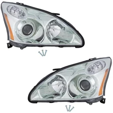HID Headlight Set Left & Right For 2004-2006 Lexus RX330 Japan Built Vehicle