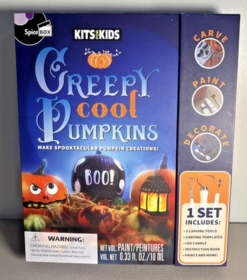 SpiceBox Kits Creepy Cool Pumpkins Kit-Unleash Your Halloween Creativity
