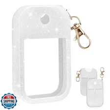 Palksky Hand Sanitizer Spray Case for Touchland,Silicone Case with Keychain f