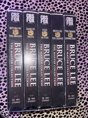 Bruce Lee - The Master Collection (VHS, 1999, 5-Tape Set)