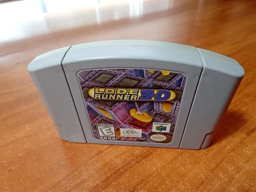 Lode Runner 3-D (Nintendo 64 N64, 1998) *TESTED*