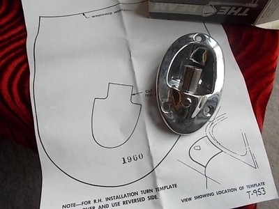 Vintage 1959 MERCURY Accessory  Spotlight Chrome Bracket LH UNITY 131L 1960 nos