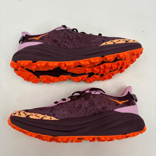 Hoka Speedgoat 6 Women Purple Orange Trail Running Shoes 1156933 FWR Size 6 MD - Picture 3 of 8