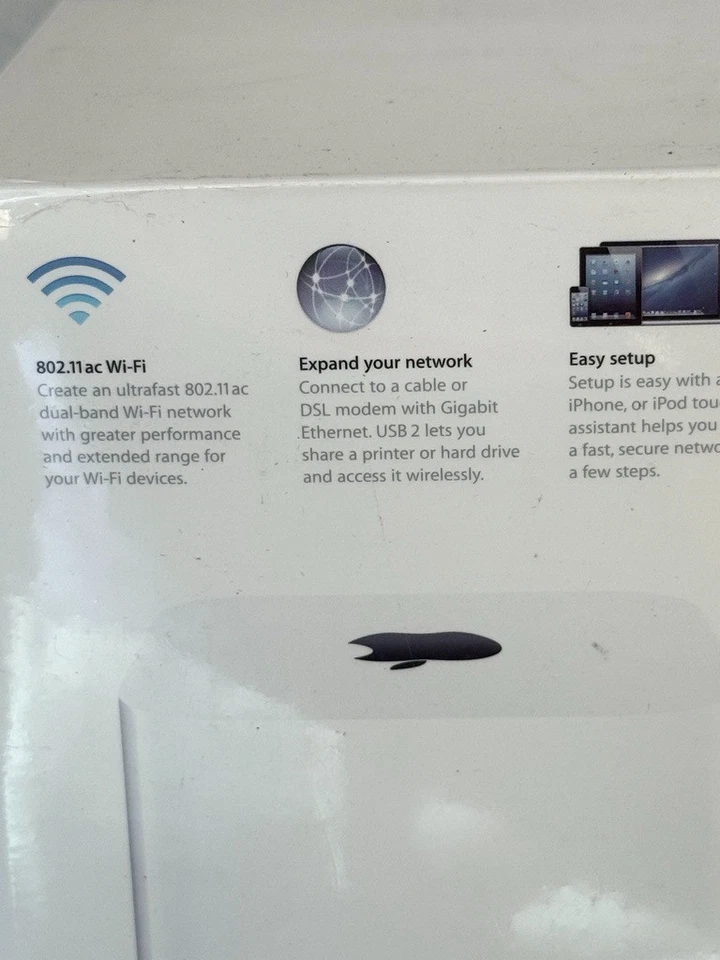 Apple AirPort Extreme A1521 ME918LL/A Sealed 802.11ac Router New - Image 4 of 4