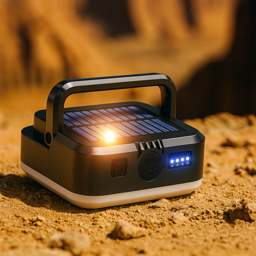 Camping Lantern 1000LM Rechargeable Light Power Bank USB-C IPX4 SOS Red - Picture 4 of 10