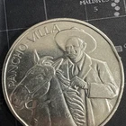 Pancho Villa & Horse Mexico Eagle Snake 2oz 999 FINE Silver