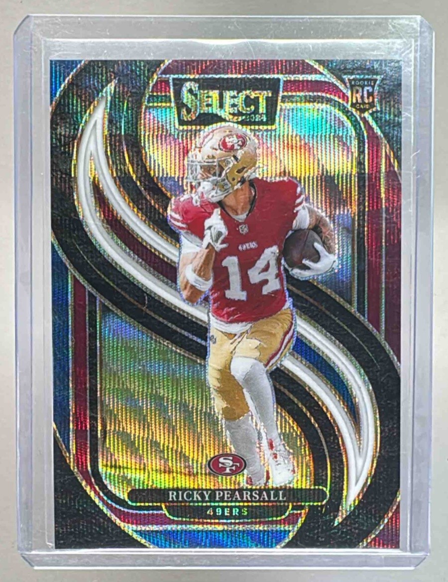 Ricky Pearsall 2024 Panini Select #173 Tri-Color Prizm Premier Rookie RC /249